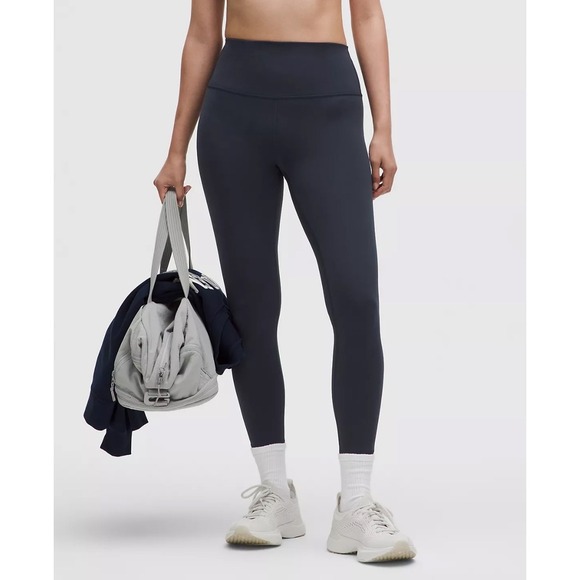 Lululemon Wunder Train HR Tight 25 High Rise Leggings 10 Navy New With Tags - Picture 2 of 8